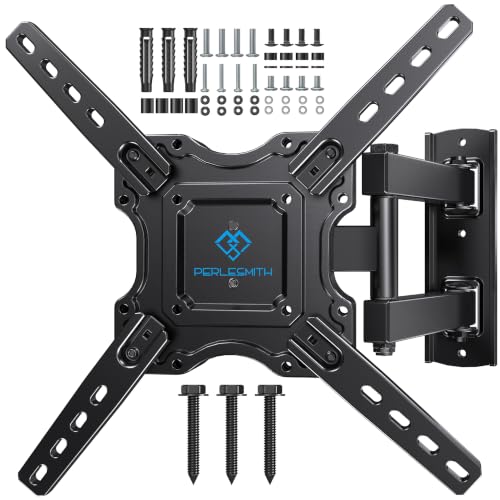 PERLESMITH UL Listed Full Motion TV Wall Mount for...