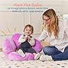 ECR4Kids SoftZone Flower Cozy Cushion, Floor Pillow, Bright Purple #3
