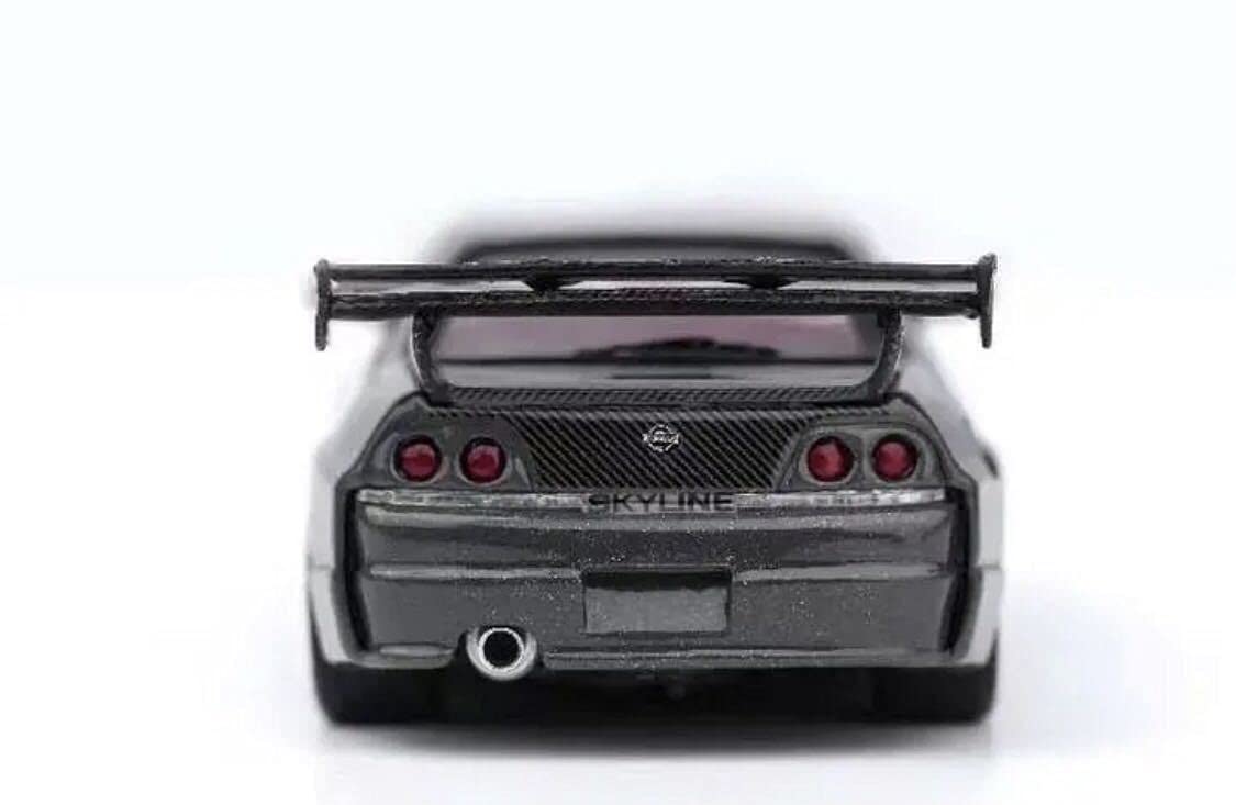 Amazon | 1/64 ERROR 404 ニッサン r33 スカイライン パンデム グレー