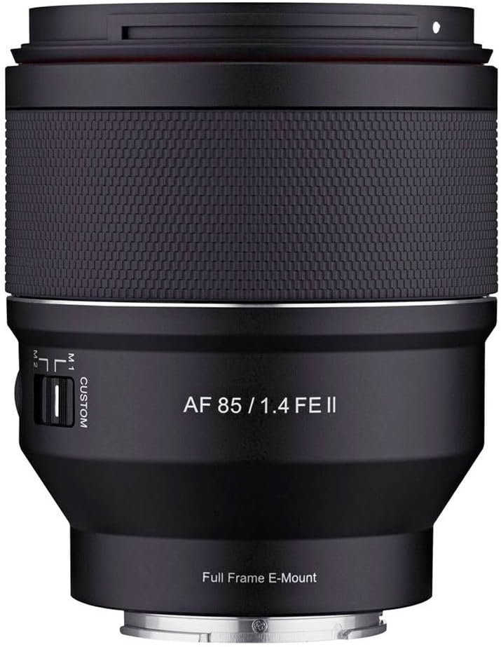 AF 85mm F1.4 II FE for Sony E - autofocus full format & APS-C portait lens fixed focal length for mirrorless Sony E Mount system cameras aluminum housing weather protection Sony E Mount lens
