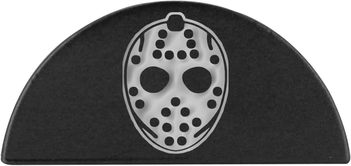 NDZ Performance Grip Frame Plug for Glock 43X 48, Black Aluminum with Dark Blue Laser Engraved Trending Images - Choose Image & Engraving Color