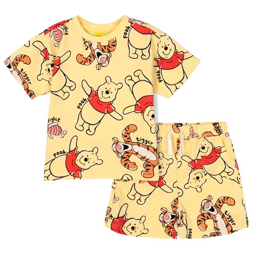 Image of Disney T-Shirt and French Terry Shorts Outfit Set Newborn to Little Kid Sizes (Newborn - 5)