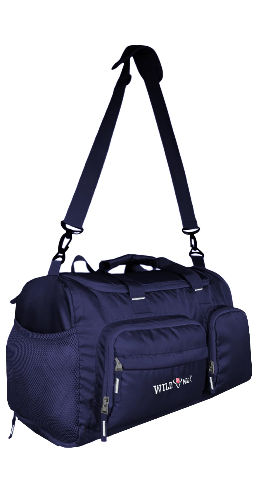 45L FlexForce: All-in-One Gym Bag, Duffel Bag, Rucksack, Travel Bag, Sports Bag (Blue)-image-7