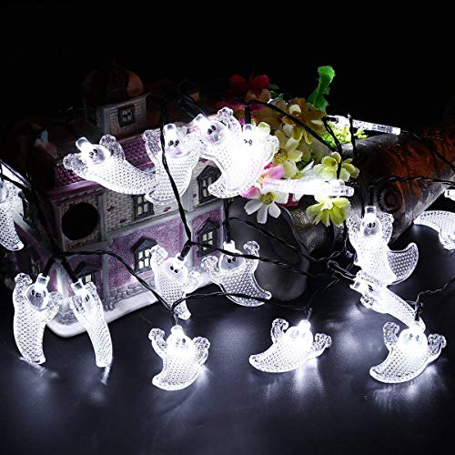 YUNLIGHTS Halloween String Lights, 3 Packs Battery Operated Halloween