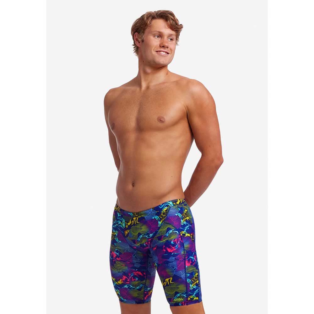 Funky Trunks Men's Training Jammers Oyster Saucy - Schwimmhose für Herren