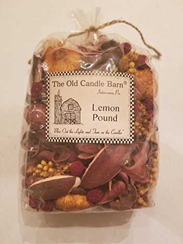 Old Candle Barn Lemon Pound Potpourri - Perfect for Spring, Summer, Fall, and Winter Decoration or Bowl Filler