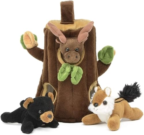 Unipak Casa de juego de marionetas de dedo de árbol 8"