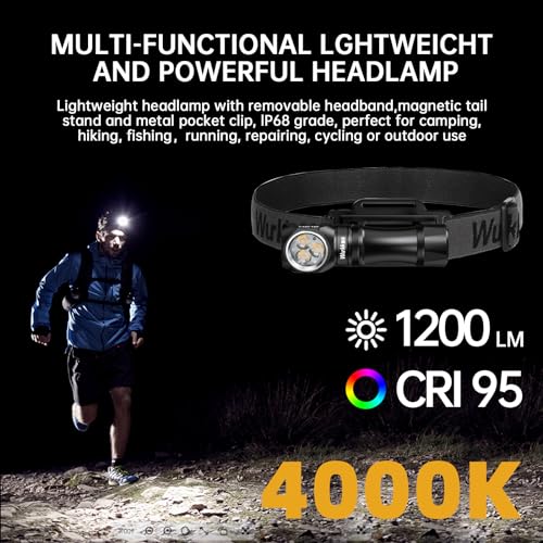 Wurkkos HD10 1200-Lumen Rechargeable Right-Angle Mini Flashlight & Headlamp - image 4