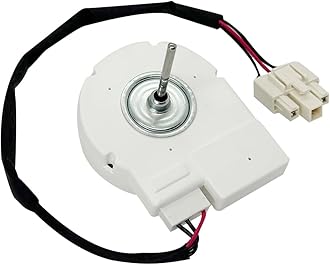 50240401000Q Refrigerator Evaporator Fan Motor ZWF-02-4 Compatible with Samsung, Kenmore, Frigidaire, Magic Chef, Midea, Daewoo, Haier Refrigerators BCD-330WTV, 12V 4W 2100RPM CCW Fridge Parts