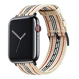 38mm/40mm Retro - BARTON Two-Piece Military Style Watch Bands with quick release spring bar...