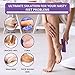 Love Natural Pumice Stone for Feet - Ultimate 2-in-1 Scrubber and Professional Exfoliating Rock for Feet Hands Body Care - Pumice Stone for Dead Skin & Callus Removal (Purple)