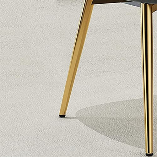 Juego de 4 sillas de Comedor de Cocina de Terciopelo tapizadas, Respaldo de Asiento, Patas de Metal, Silla Decorativa para el hogar, Sala de Estar, salón, cafetería, Restaurante, b