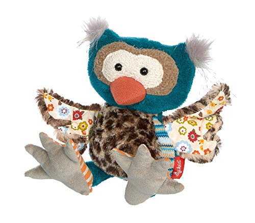 Preisvergleich Produktbild Sigikid 39493 Kuscheltier Patchwork Sweety, Eule / Bunt