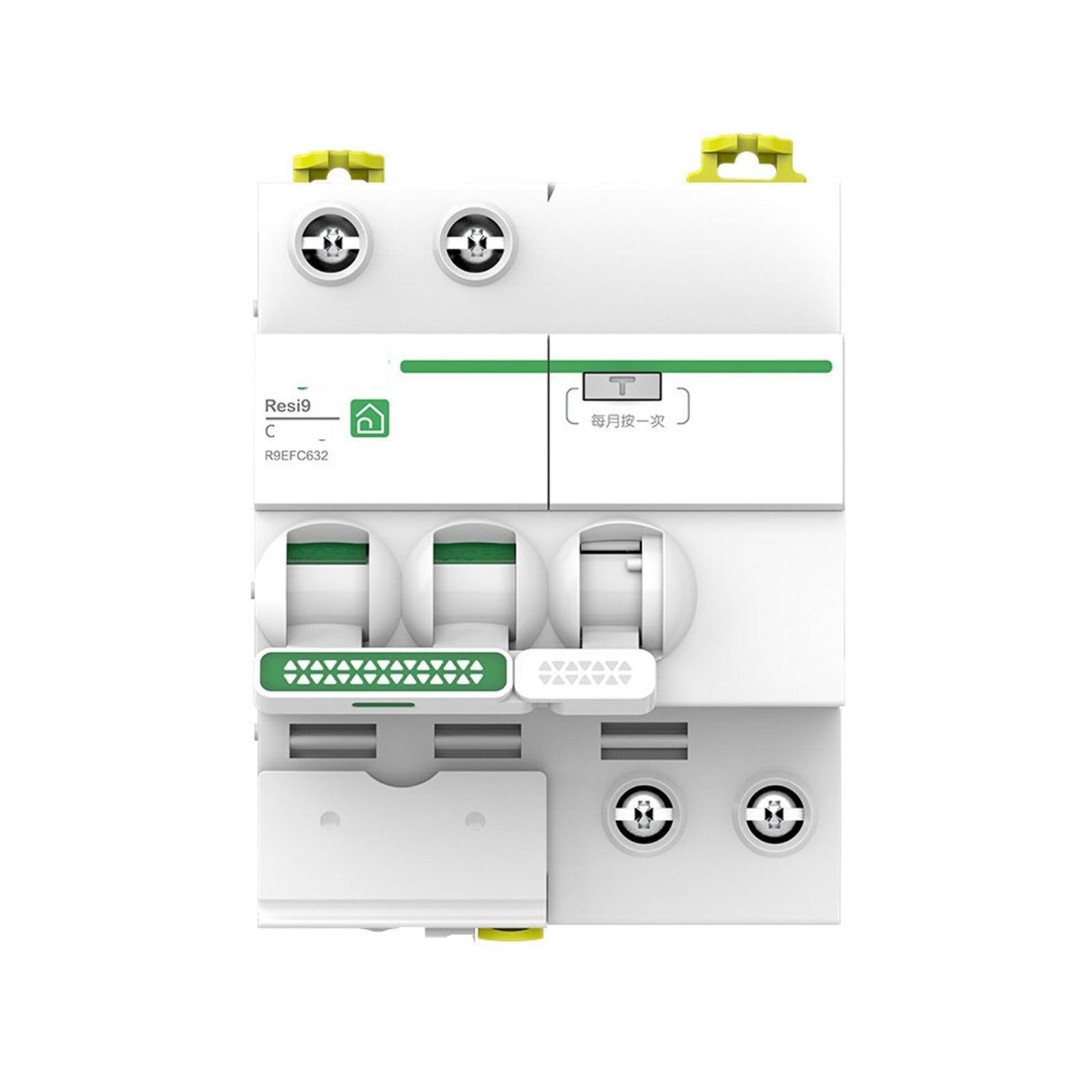 Interruptor protector de fugas R9 2P 20A para cuadro eléctrico 2