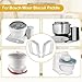Mixer Cookie Paddles Attachments, Compatible with Kitchen Universal & NutriMill Artiste Stand Mixer Part Cookie Dough Paddles and Stainless Steel Beaters Replacement (2 Pack)