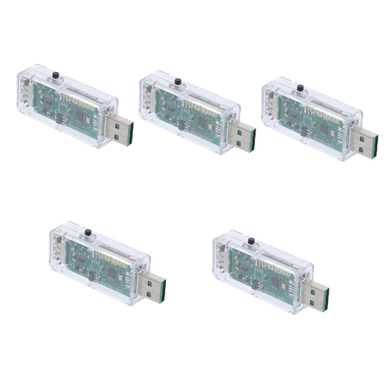 Hemobllo 5stücke Usb Tester Mit Farbdisplay Multifunktionales Messgerät Für Spannung Kapazität Leistung Für Ladegeräte Powerbanks Usb-geräte Lcd-anzeige