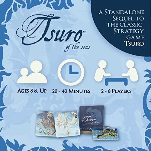 Tsuro of the Seas juego de mesa para 2-8 jugadores miniatura 2