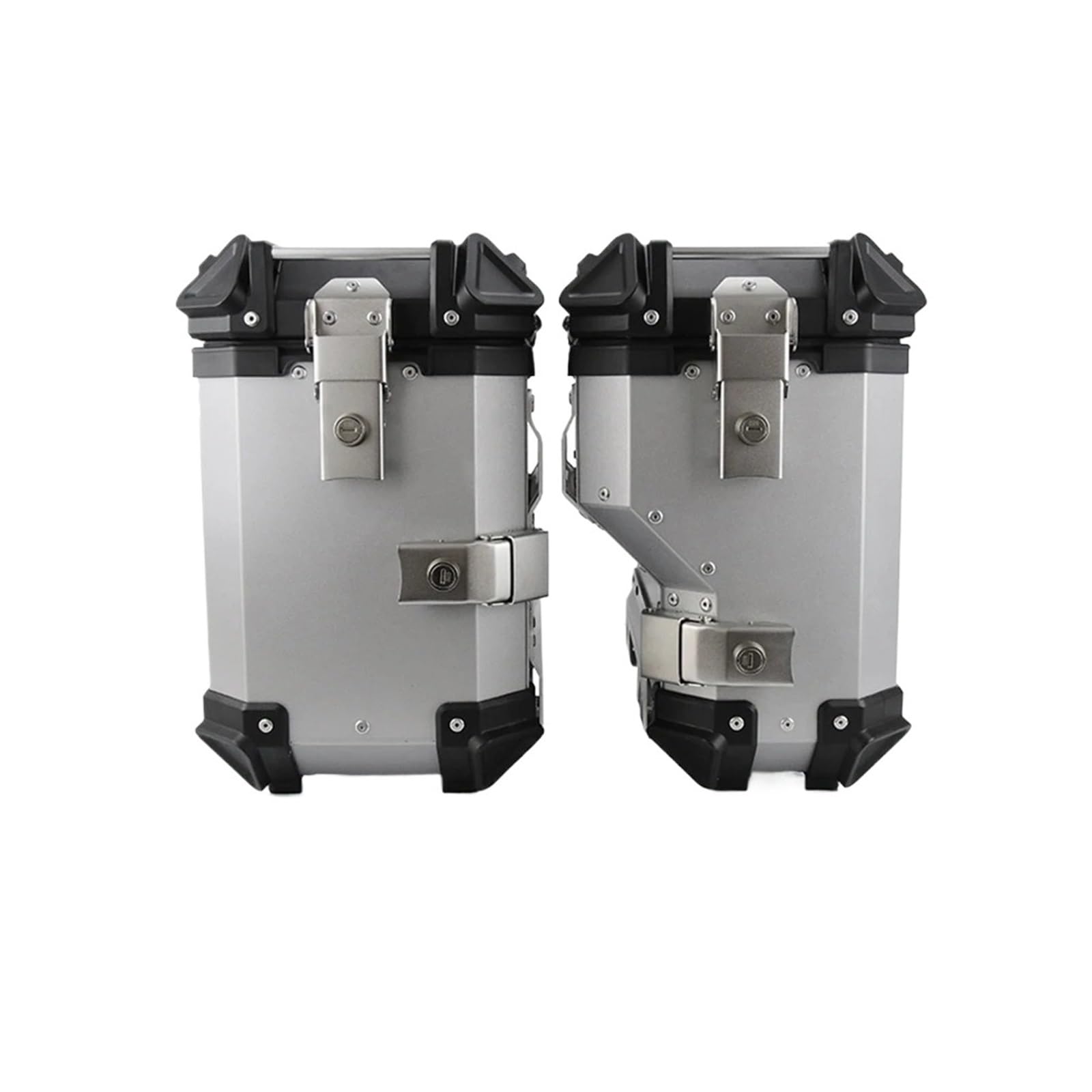 Bolsa de Moto para BMW 750GS R1200GS R1250GS G310GS R 1200 1250 G310 GS Alforja Lateral Universal para Motocicleta(35L Silver (1 Pair))