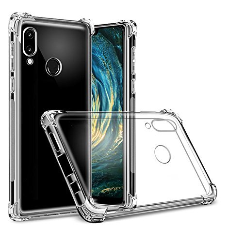 Starz for Huawei P20 Lite Thermoplastic Polyurethane Bumper Corners with Air Cushion Technology Shock Proof Protective Soft Back Cover (Transparent)