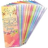 Geburtstagskalender mit Spiralbindung I Format 105 x 297 mm I jahresunabhängig I Dauerkalender für die ganze Familie I dv_191