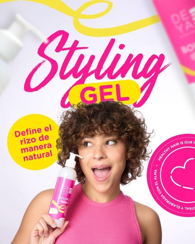 Miniatura 2 de DEYA by Dewi Peña BOUNCE - Gel de peinado para cabello rizado que define 8 onzas