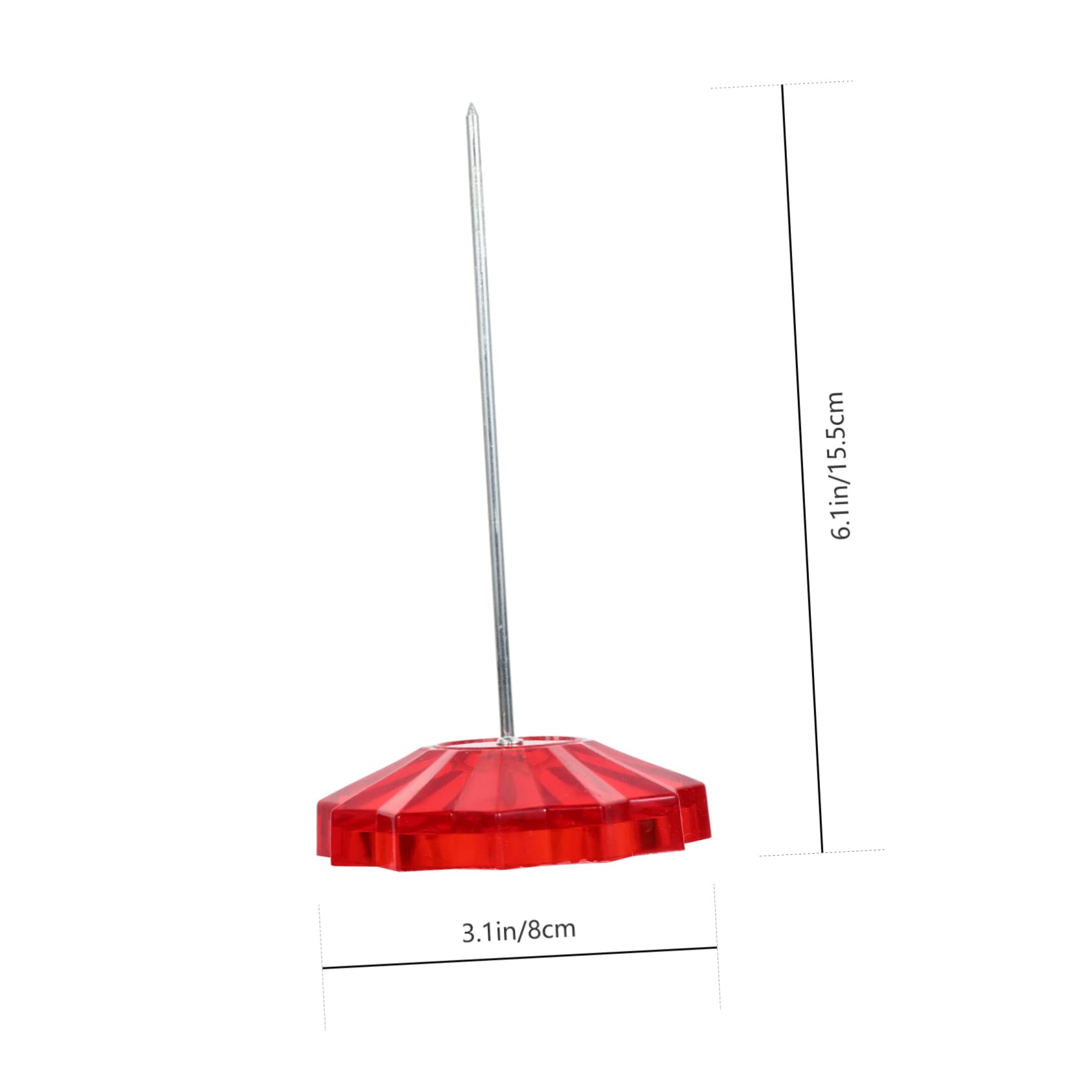 KALLORY 2Pcs Desk Paper Holder Spike Stick Receipt Holder with Sturdy Base for Memo Note Bill and Ticket Display Office Restaurant Settings