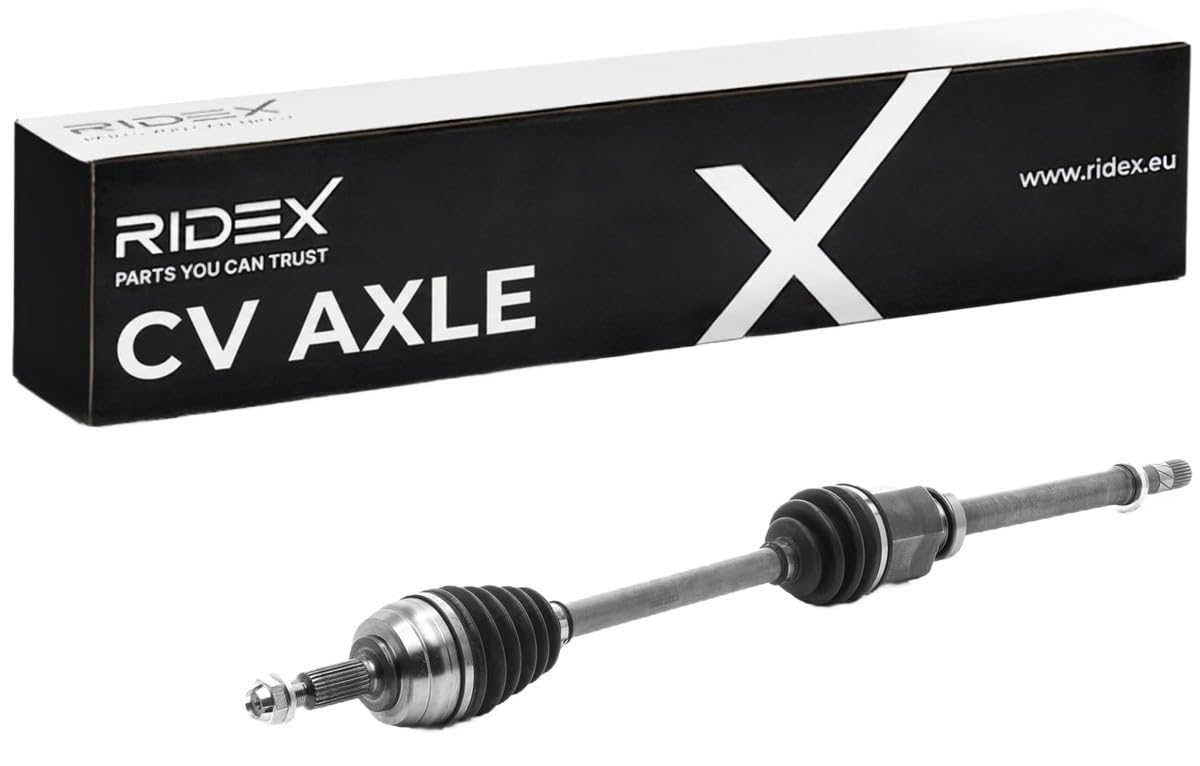 RIDEX 13D1074 Árbol de transmisión Delantero Derecha con apoyo Compatible con DACIA DUSTER