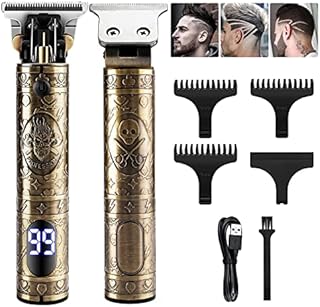 IBAYE Electric Hair Clippers for Men, Professional Beard Trimmer with LCD Screen, Cordless Hair Trimmer Precision T-Bladeds Outliner Grooming Baldheaded Shaver, Rechargeable Battery