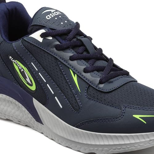 Image of ASIAN Men ORBIT-03 Running and Casual wear Running Shoes with Laces, Lightweight and Comfortable Shoes with Upper mesh Fabric and EVA Sole for Men & Boys for Sports and Gym