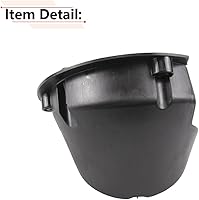 Vista 5 de RLB-HILON Carcasa de cuello de llenado de combustible Compatible con Dodge Ram 1500 2500 2013 a 2018, para Dodge Ram 3500 2010 a 2018