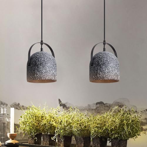 Lámpara de cemento nórdico para iluminar espacios reducidos 7