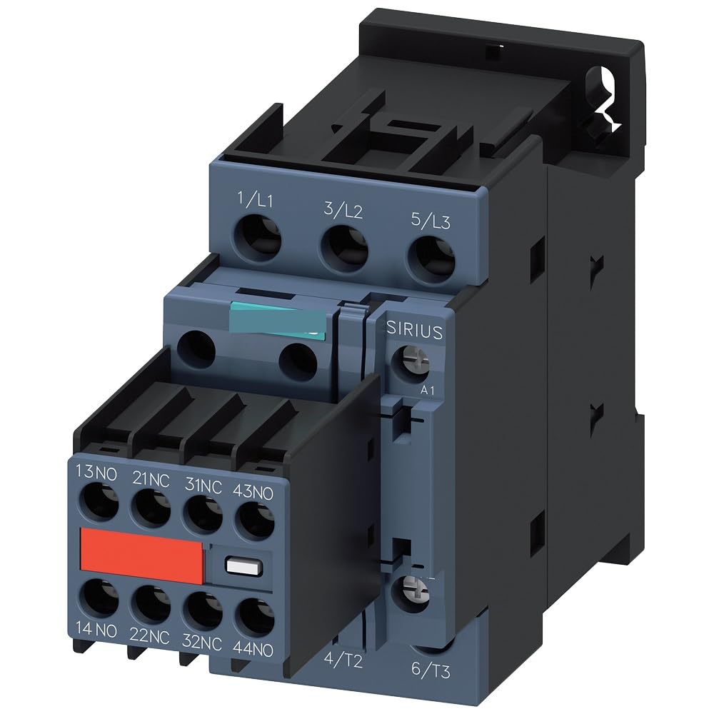 LDXMJZOT Contactor AC-3 15 kW / 400 V 2 NO + 2 NC AC 110 V 50 Hz 120 V AC 60 Hz with plug-in varistor 3-pole 3RT2027-1CK64-3MA0
