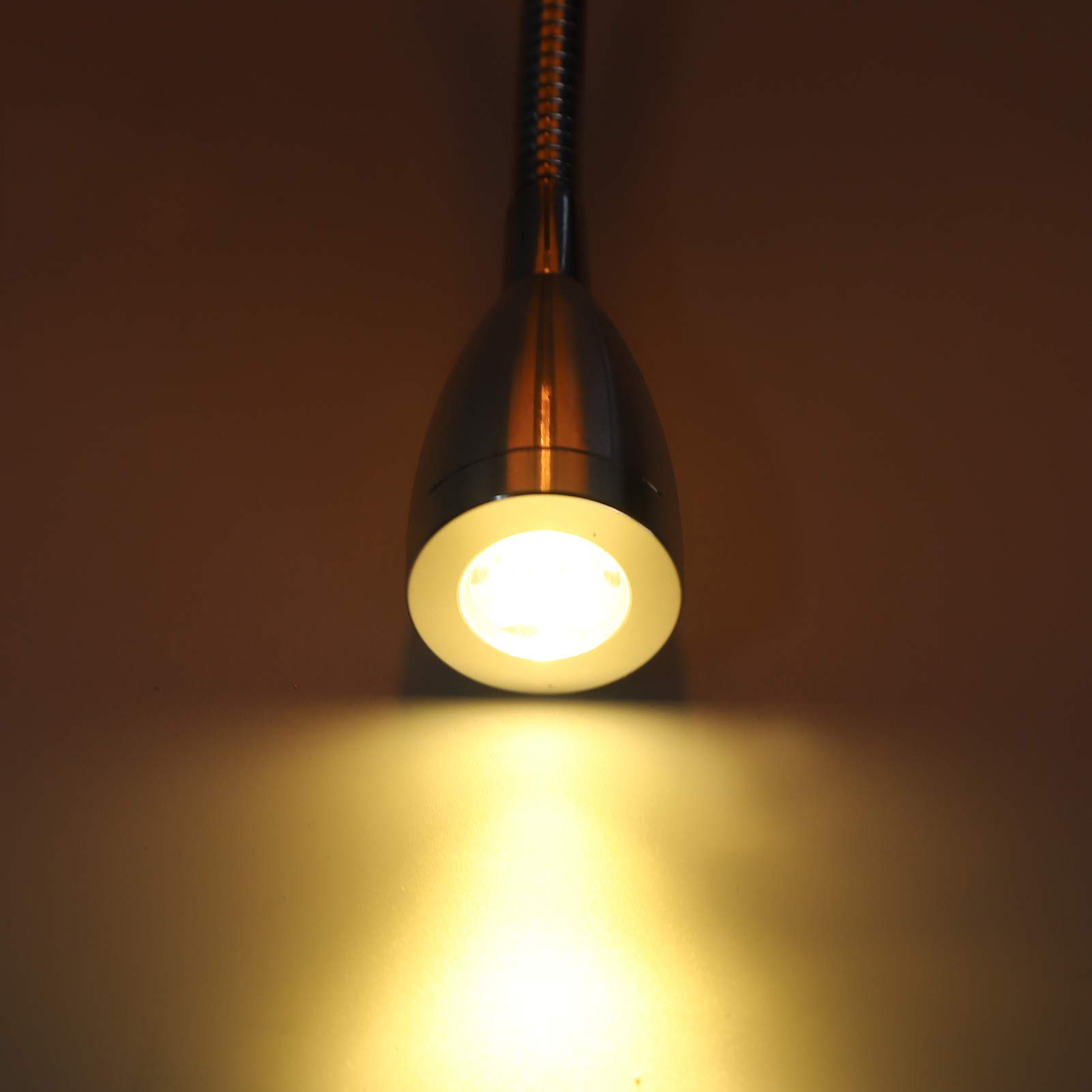 Tissting Lámpara de Pared LED con USB, Moderna Lámpara de Lectura
