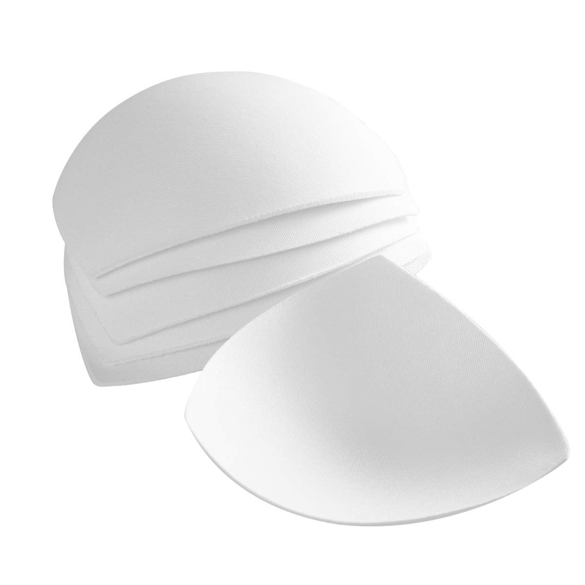 Garneck Ladies Bras Bra Filler Pads 3 Pair Bra Pads Inserts Bra Cups Inserts Removable Inserts for Women (White) Chicken Fillets Triangle Bra Pads Womens Tops