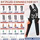 QUOTRE 151 Stück Deutsch Stecker kfz,2/3/4/6Pin Steckverbinder Wasserdicht,mit Crimpzange,Kabel Schnellverbinder Stecker,Deutsch Connector Kit für Auto, Motorräder, LKW, Boots