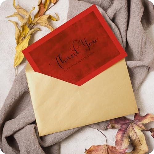 Netuno 50 Stück Bristol-Karton Rot DIN A6 10,5 x 14,8 cm 250g rote Karteikarten blanko Karten zum Basteln Selbstgestalten Tonkarton Bastelpapier dick Bastelkarton Kartonpapier farbig Fotokarton