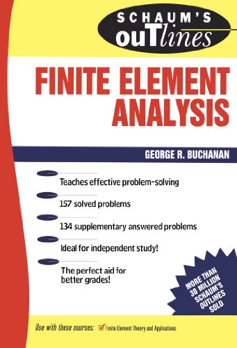 Finite Element Analysis Schaum's Outline avec exercices résolus et cours clair - 2