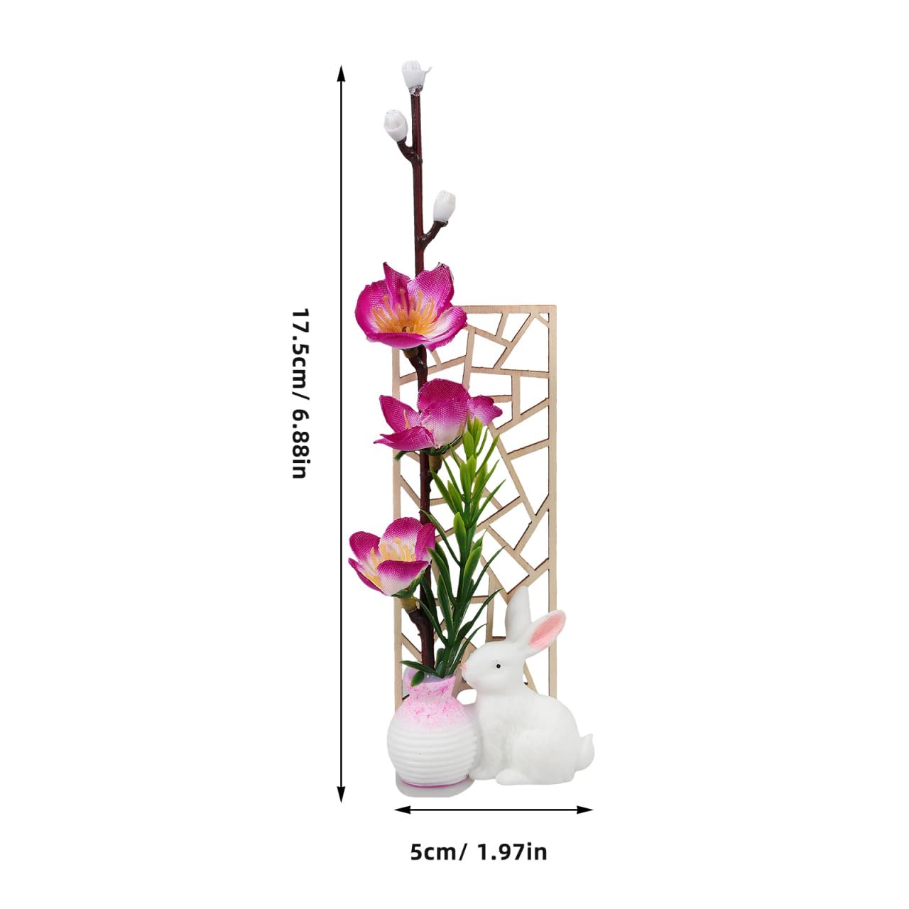 HOLIDYOYO Japanese Sushi Platter Decoration Artificial Flower Screen for Restaurant and Hotel, Sashimi Plate Decor