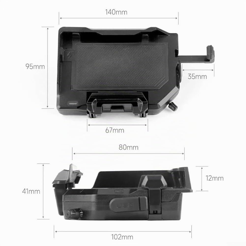 Supporto per telefono da moto, con supporto di ricarica wireless USB-C, per BMW R1300GS R1250GS F900R F900XR F850GS
