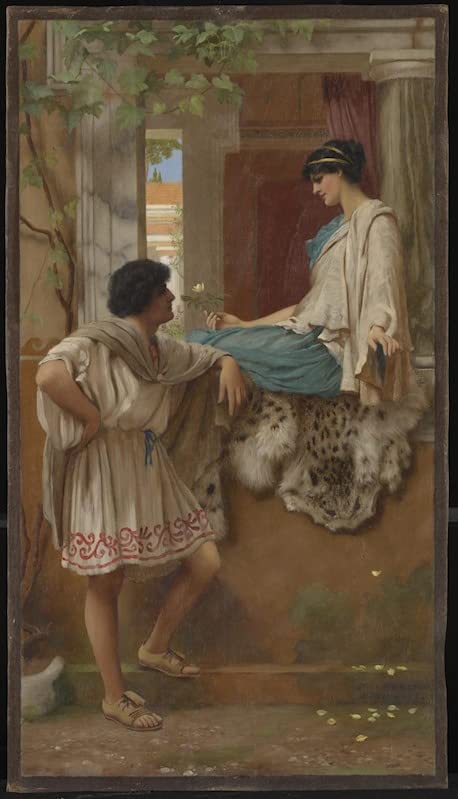 Art tableau Godward 60x90cm pour habiller un grand mur vide