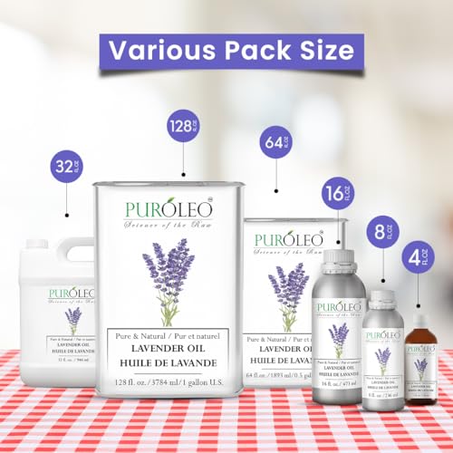 Aceite esencial de lavanda 946 ml puro natural miniatura 4