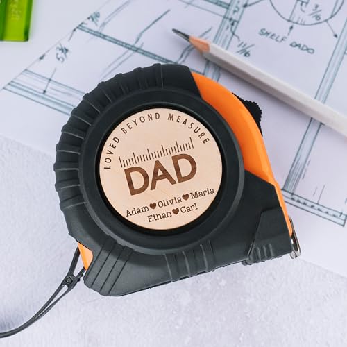 Cinta métrica personalizada para papá, modelo D1 miniatura 1