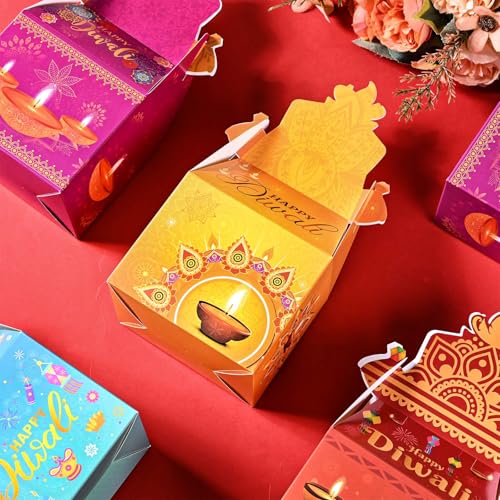 24Pack-Happy-Diwali-Party-Favor-Boxes-Rangoli-Lantern-Diya-Pattern-Treat-Boxes-Diwali-Party-GoodieGable-Boxes-for-Indian-Festival-of-Lights-Party-Decorations