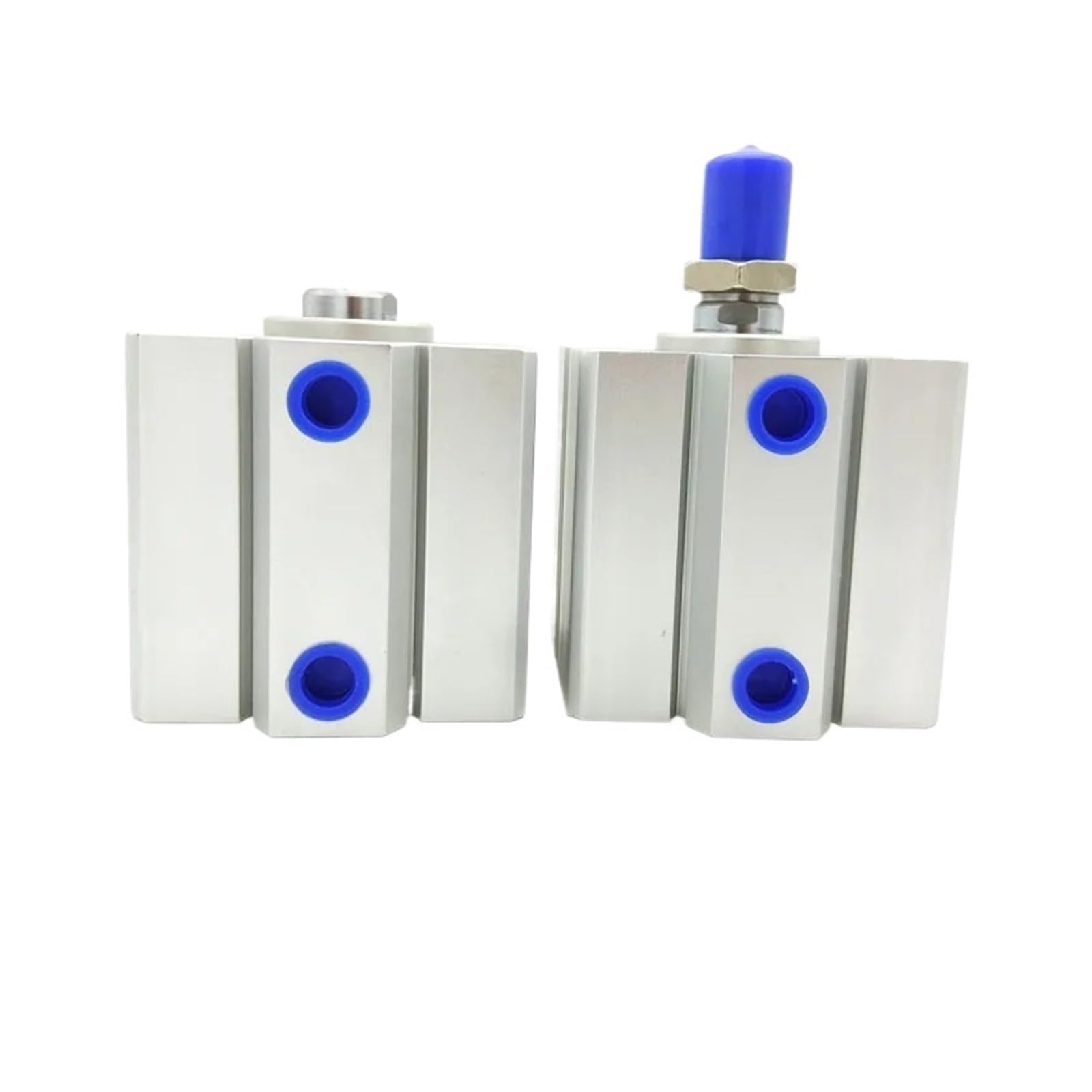 SDA 40mm non-magnetic hole compact cylinder Air TAC type double acting cylinder pneumatic components (Color : SDA40-90, Size : Male Thread)