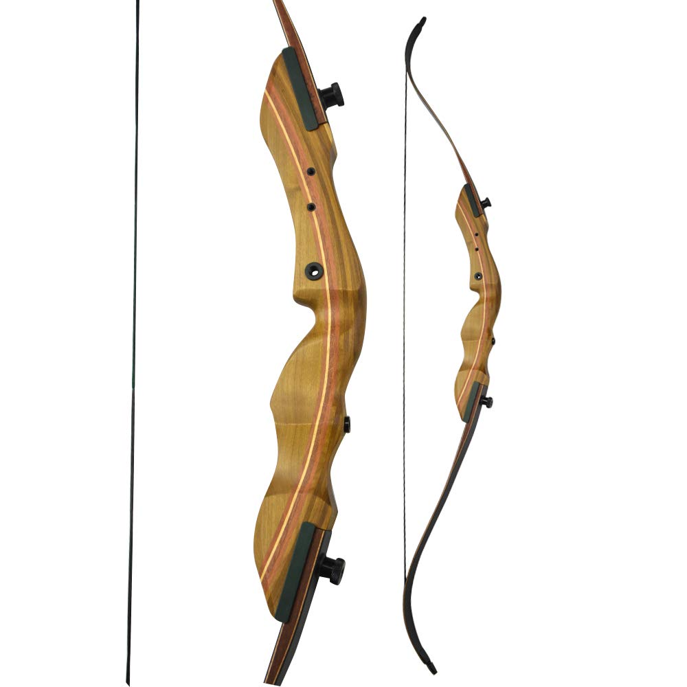 Amazon.co.jp: AMEYXGS 40ポンド アーチェリーリカーブボウ 伝統弓