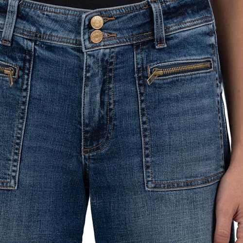 KUT from the Kloth Women's Meg High Rise Jeans with Patch Pockets4