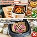 Air Fryer Magnets Silicone Buckle for Parchment Paper Liners, High-Temp Resistant Air Fryer Accessories, Lock Paper from Heating Element or Covering Food, Prevent Burning & Uneven Cooking (6)