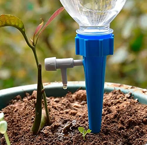 KIT 12UN GOTEJADOR IRRIGADOR PARA PLANTAS ACOPLÁVEL GARRAFA PET