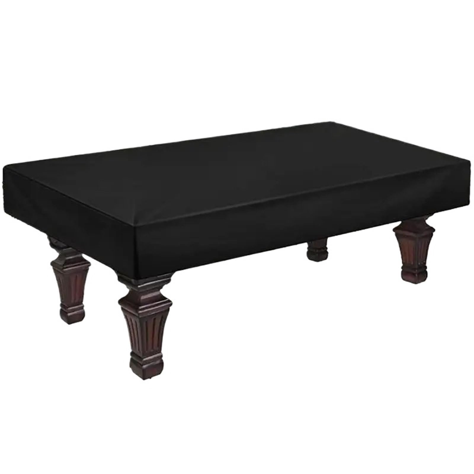 Zymjzbetic Pool Table Cover Billiard Table Dust Cover 210D Oxford Cloth Pool Full With Drawstring Furniture for Protectction(285x158x20cm)