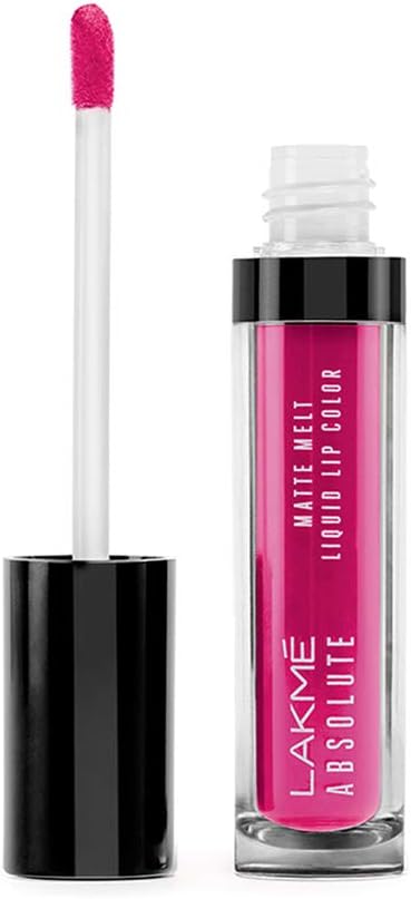 LAKMÉAbsolute Matte Melt Liquid Lip Color, Pink Heels, 6 ml